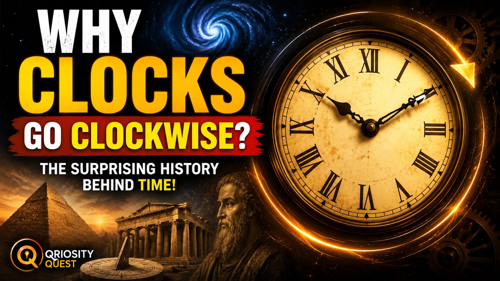 Why Do Clocks Go Clockwise — video thumbnail
